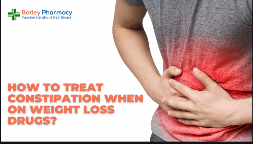How to treat constipation when on weight loss drugs?